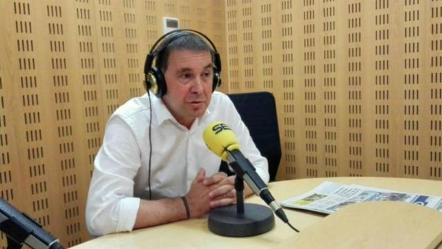 Otegi durante la entrevista en la Cadena Ser.