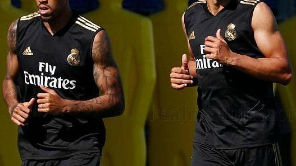 Casemiro y Militao.