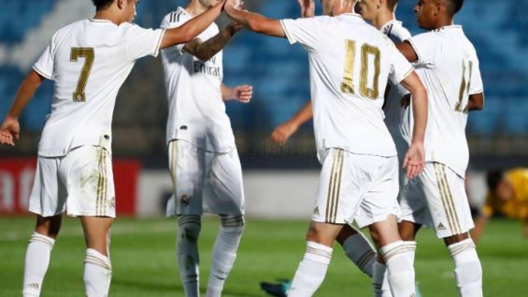 El Castilla gana por 3-0 al Alcorcón