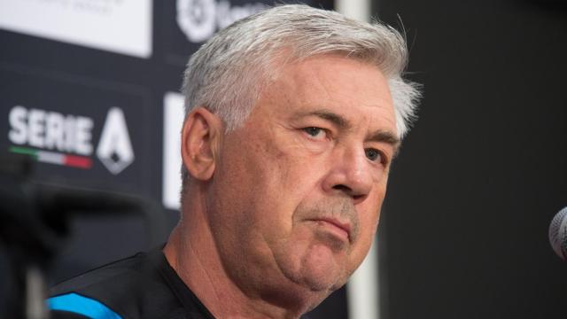 Carlo Ancelotti en rueda de prensa