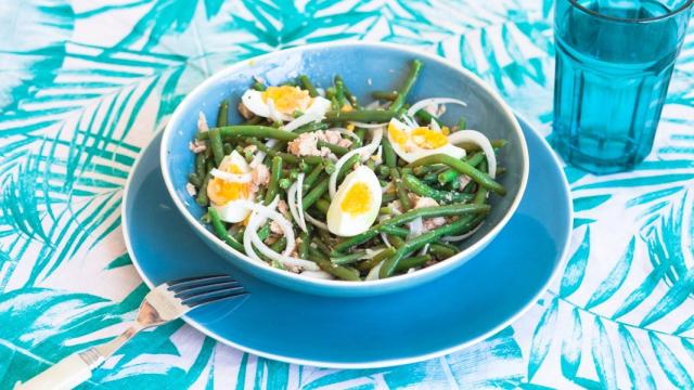 Ensalada de judías verdes, receta fácil, rápida y muy de verano