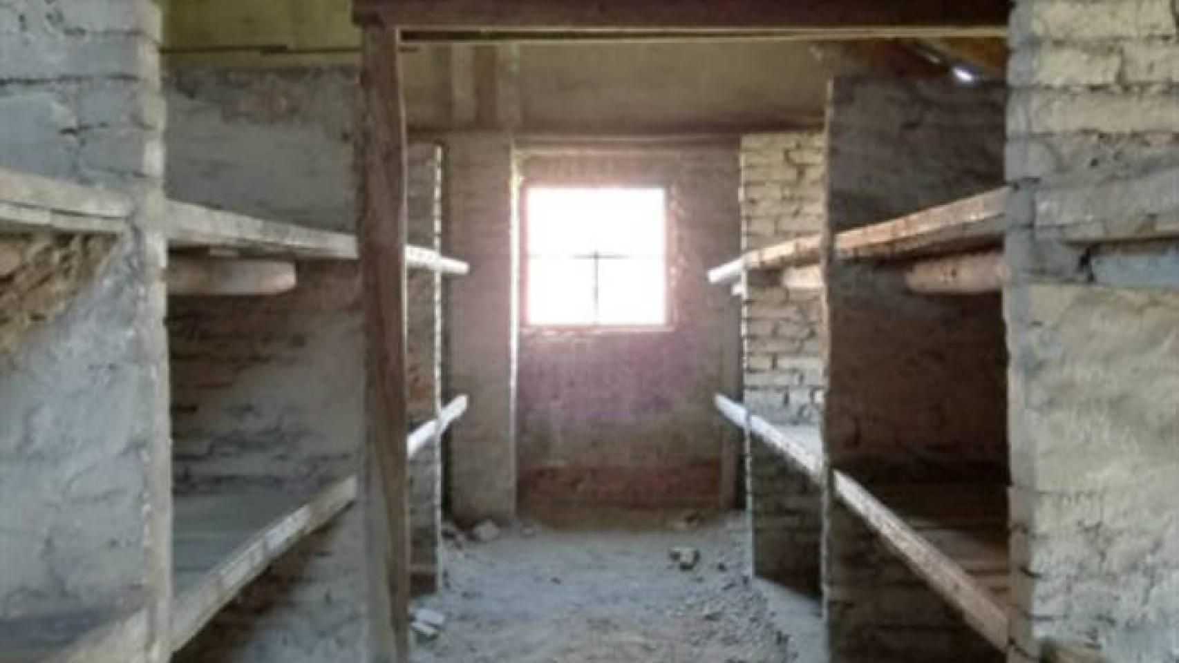 El interior de uno de los campos de concentración nazi