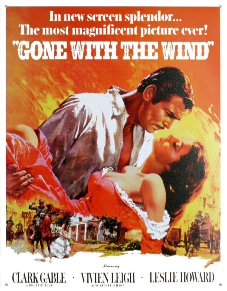 Póster original de la película “Lo que el viento se llevó”. https://www.amazon.co.uk