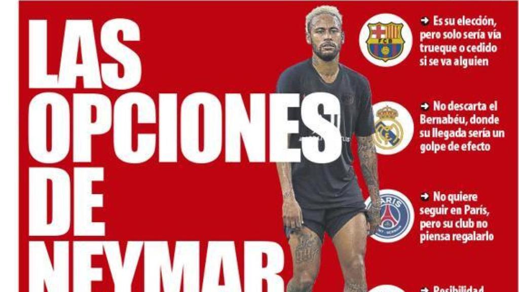 La portada del diario Mundo Deportivo (10/08/2019)