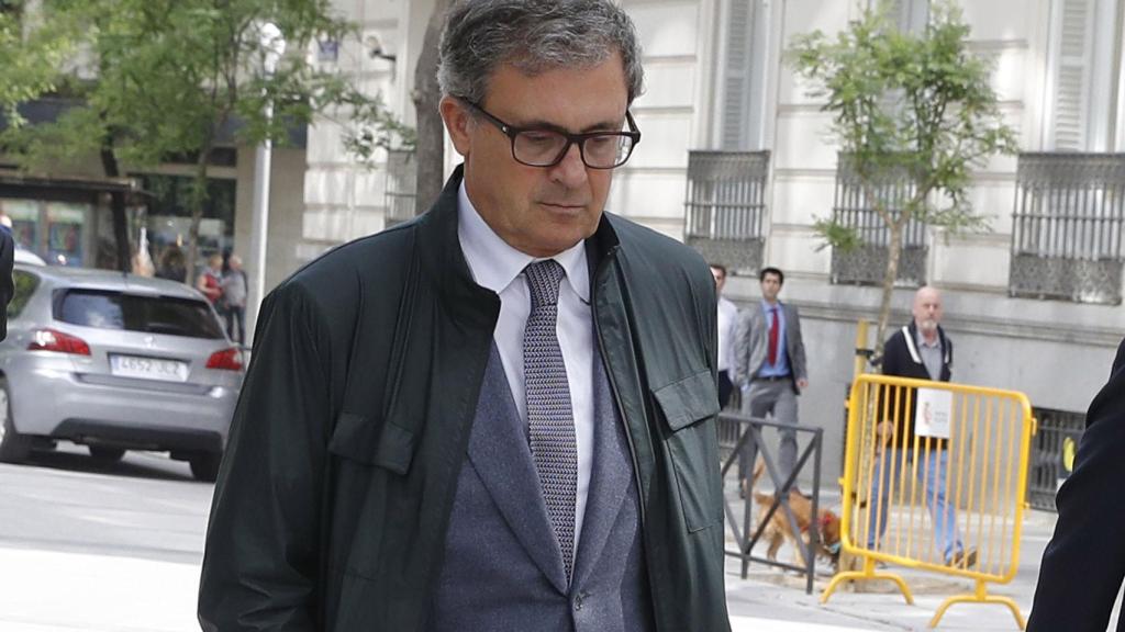 Jordi Pujol Jr. a la llegada a ala Audiencia Nacional.