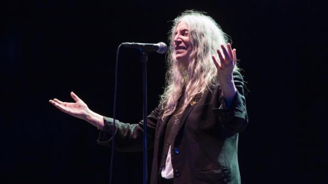 Patti Smith anoche en Riazor