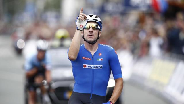 Elia Viviani, campeón de Europa de ciclismo