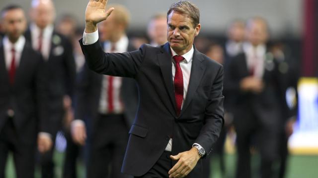 Frank De Boer, durante un partido con el Atlanta