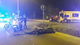 Valladolid-accidente-motorista-herido