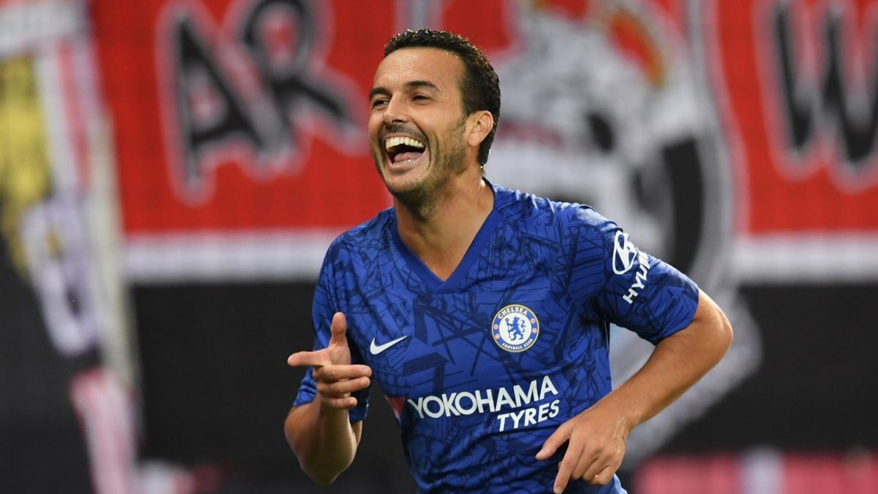 Pedro Rodríguez celebra un gol con el Chelsea. Foto: Twitter (@_Pedro17_)