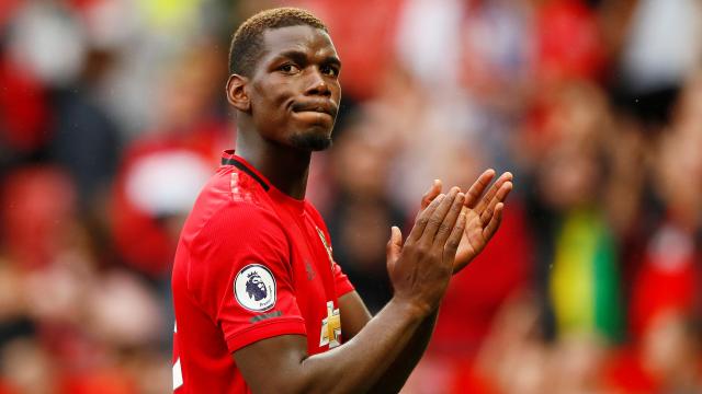 Pogba, con el Manchester United