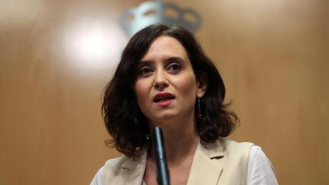 La candidata del PP a la Presidencia de la Comunidad de Madrid, Isabel Díaz Ayuso.