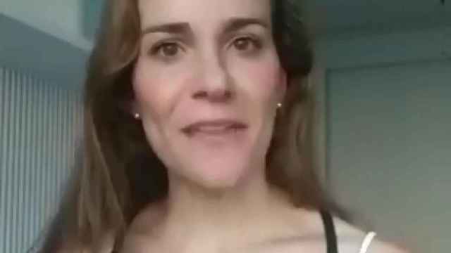 Isabel Pérez Moñino en el vídeo que publicó criticando a Évole