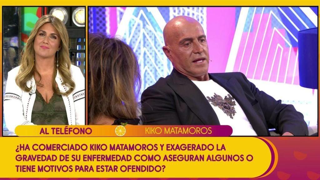 Kiko Matamoros, por teléfono en el programa 'Sálvame'.