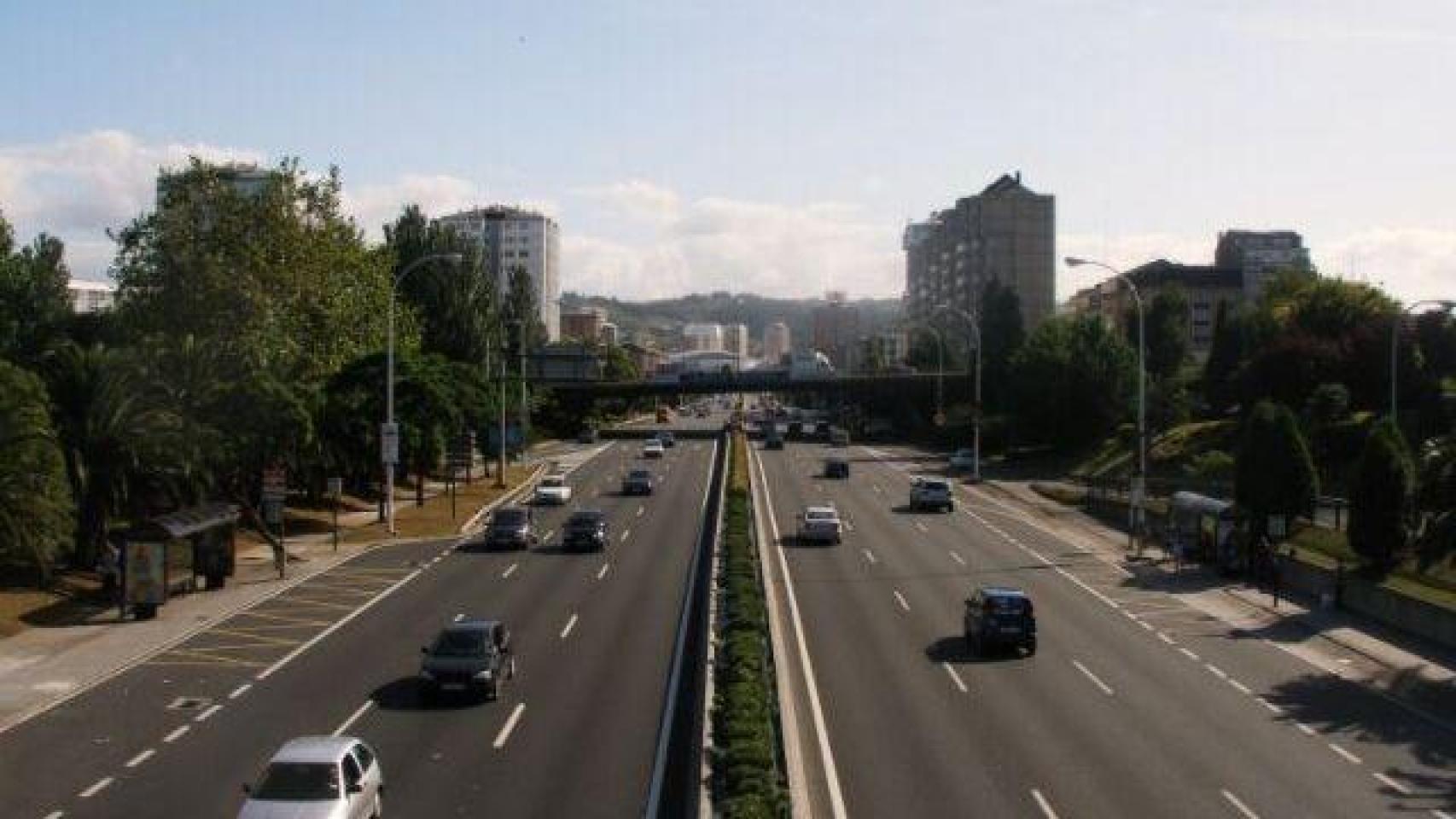 Acceso a A Coruña por Alfonso Molina