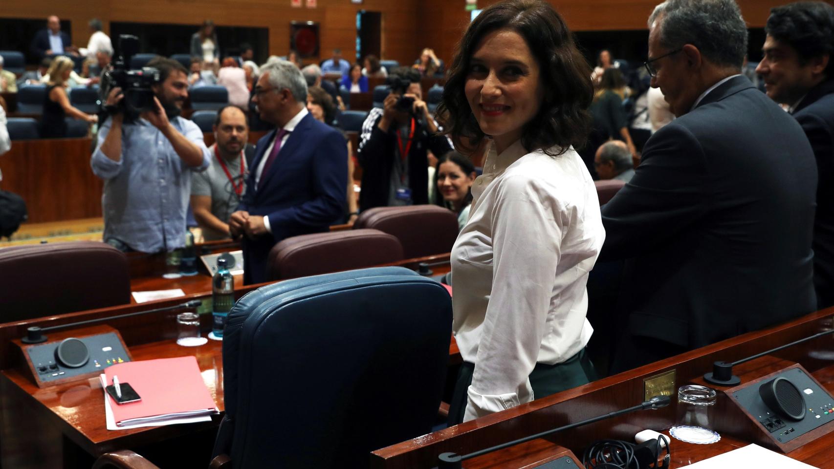 Isabel Díaz Ayuso, presidenta de la Comunidad de Madrid.