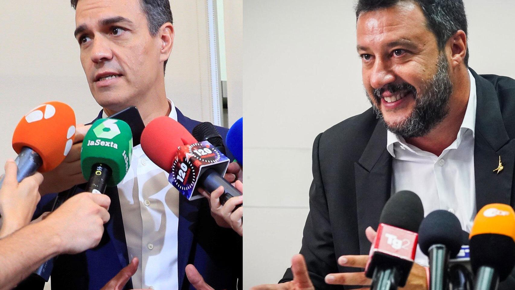 Sánchez y Salvini