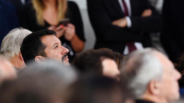 Matteo Salvini, en un acto de Gobierno.