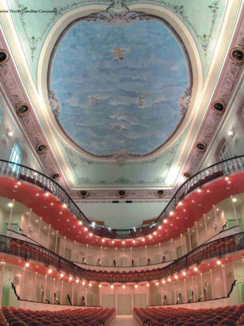 Interior del Teatro Carolina Coronado.
