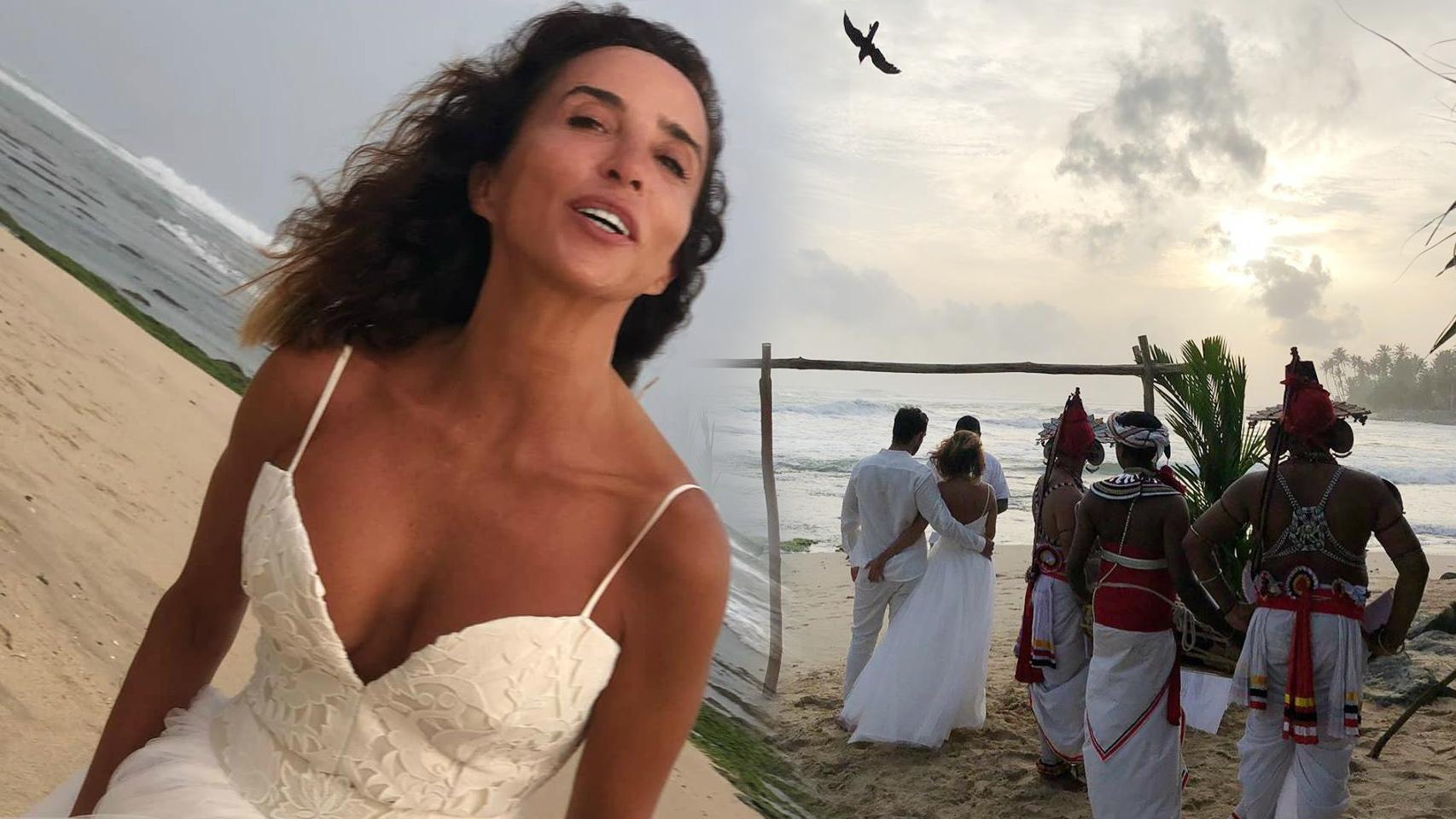 María Patiño y Ricardo Rodríguez se han casado en Sri Lanka.