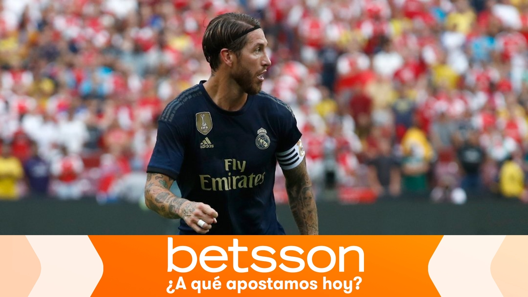 Sergio Ramos, en un partido del Real Madrid