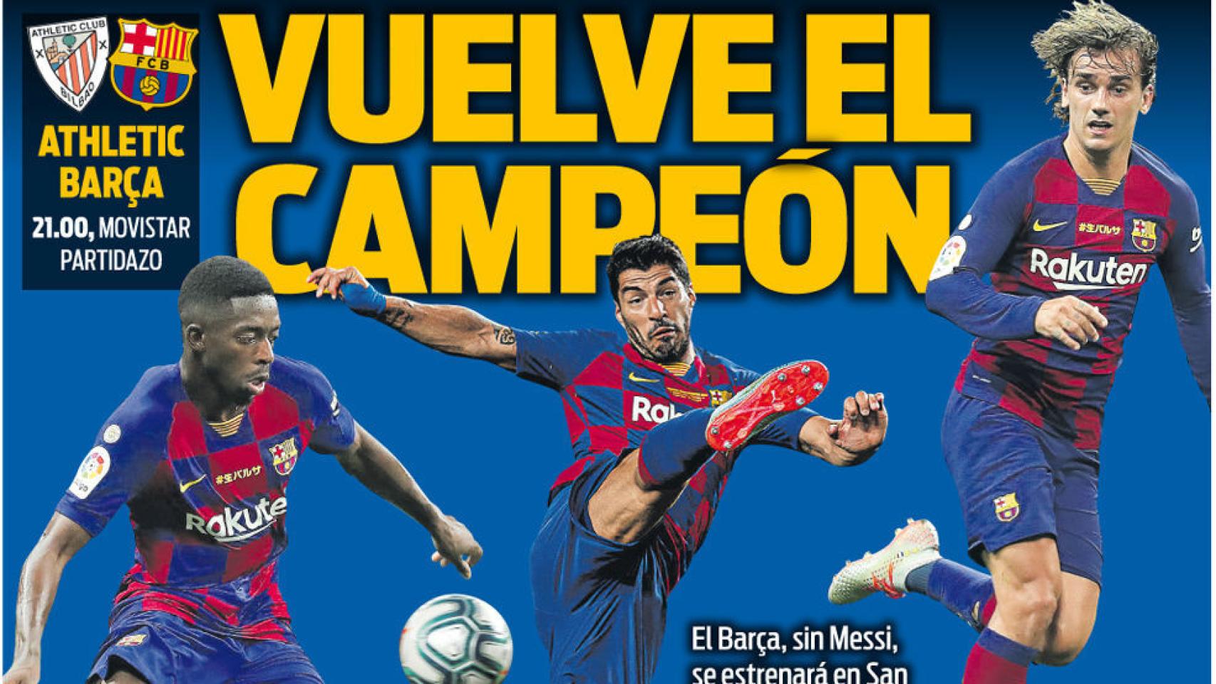 Portada Sport (16/08/19)