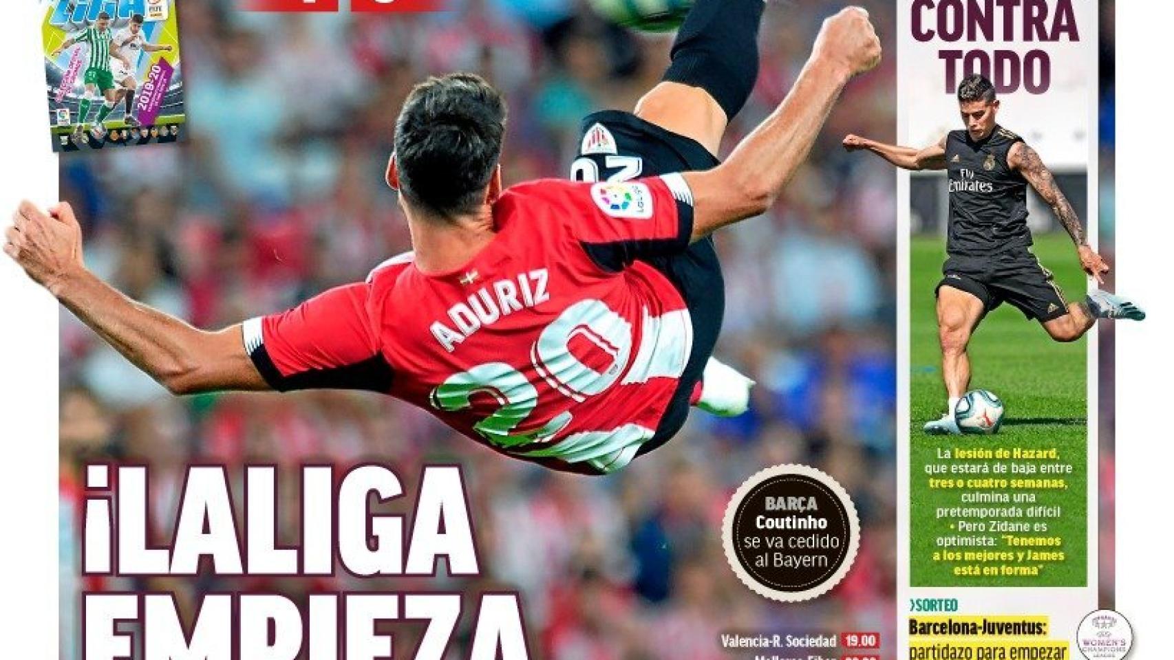 Portada MARCA (17/08/19)