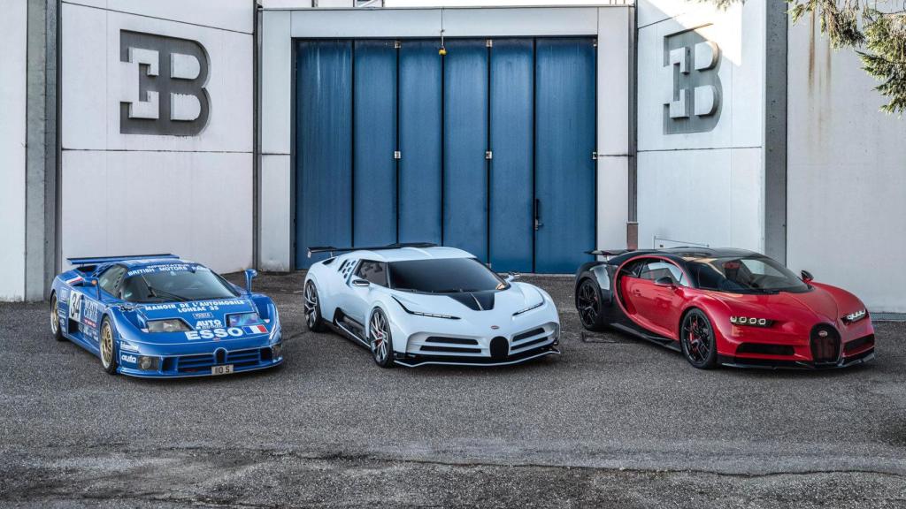 Bugatti EB110, Centodieci y Chiron