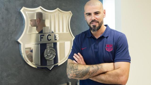 Víctor Valdés, entrenador del Juvenil A del Barcelona. Foto: fcbarcelona.es