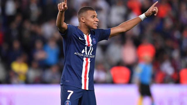 Kylian Mbappé, en un partido del PSG. Foto: psg.fr