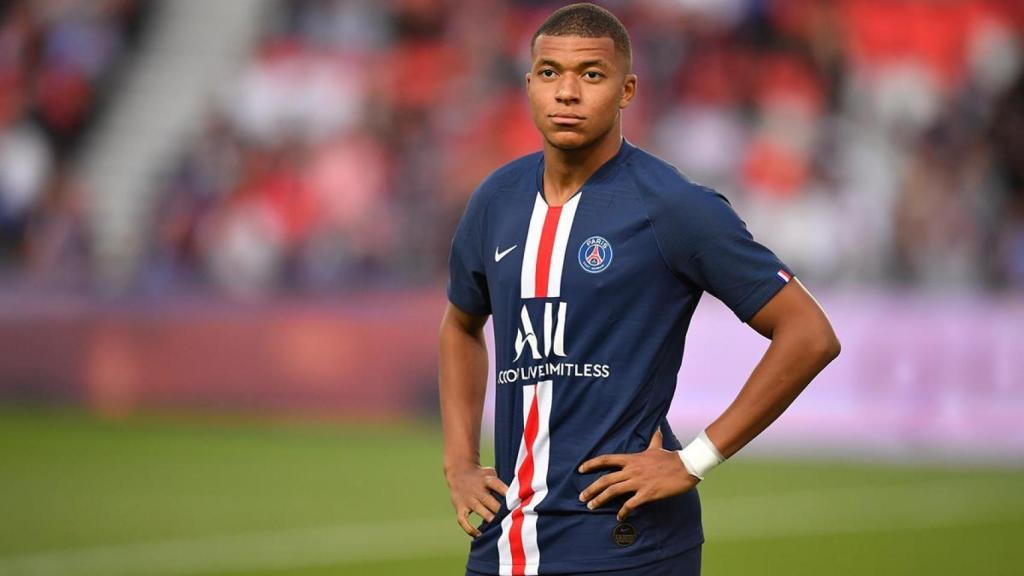 Kylian Mbappé, en un partido del PSG. Foto: psg.fr