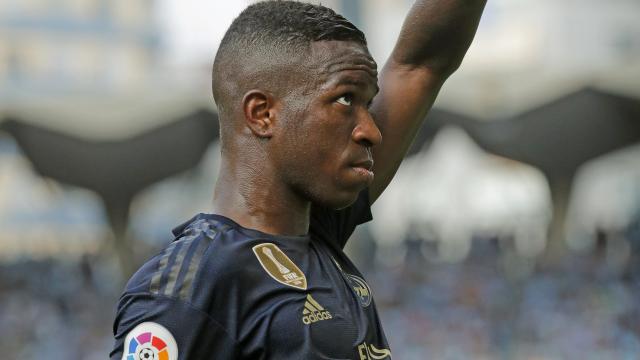 Vinicius Júnior, en un partido del Real Madrid