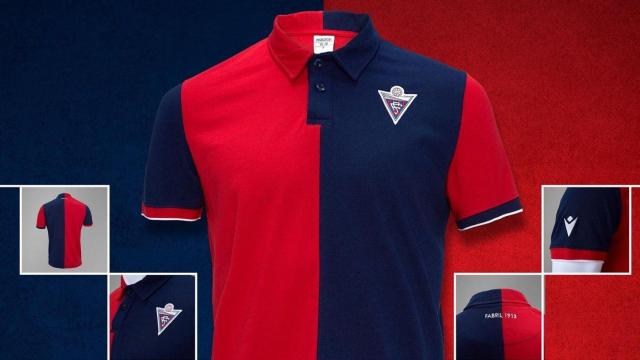 El Dépor homenajea al Fabril con un polo con sus colores y escudo originales