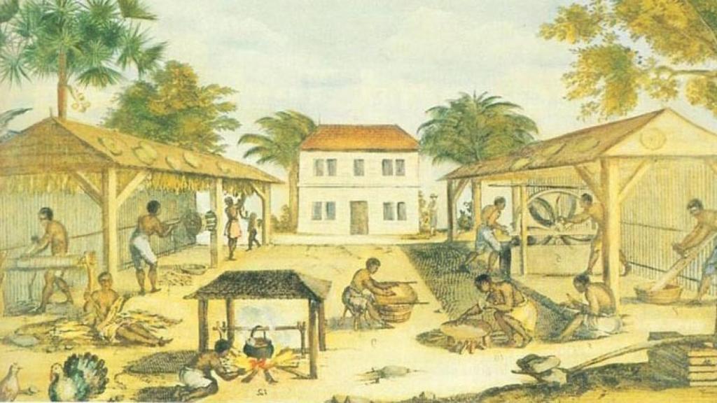 Esclavos en Virginia (1670).