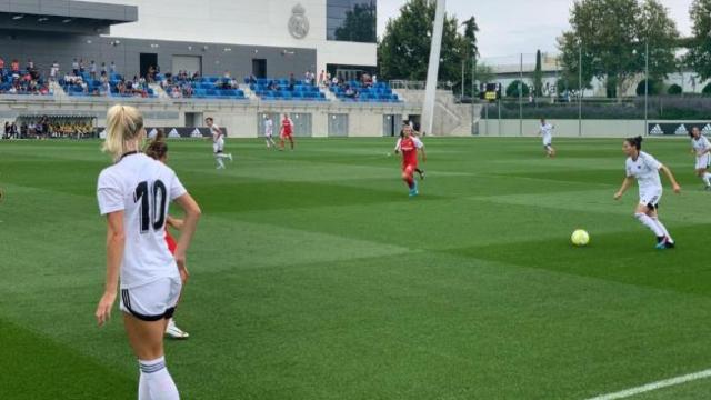 Partido del CD Tacón contra el Sevilla. Foto: Twitter (@CDTacon)