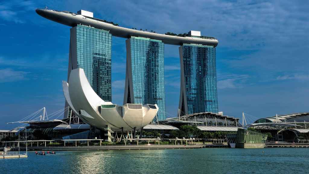 Grandes estructuras arquitectónicas de Singapur.