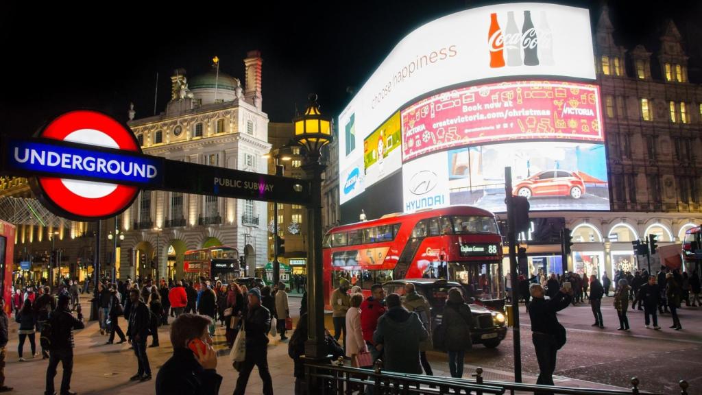 Piccadilly Circus en Londres.