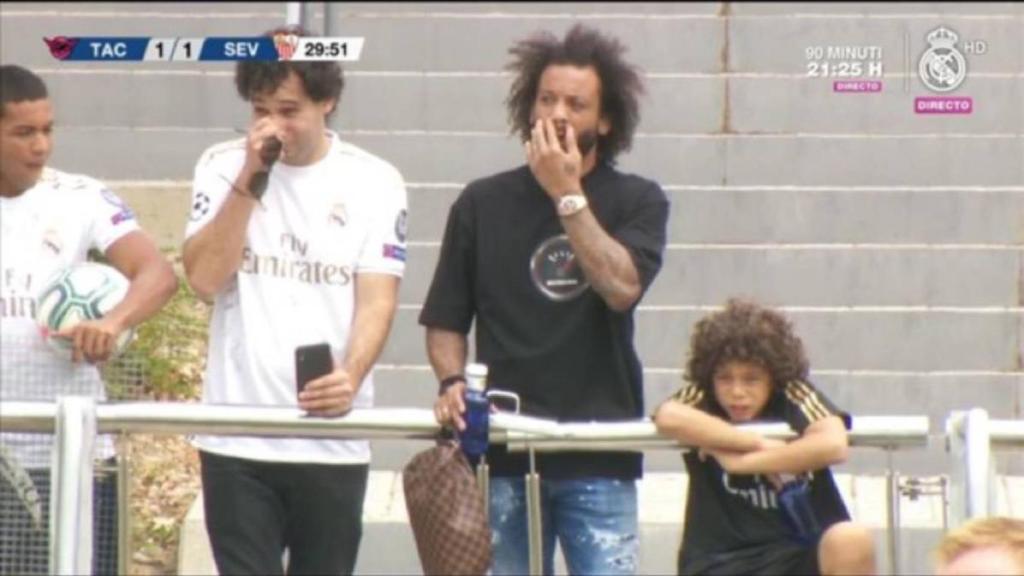 Marcelo y Enzo, presentes en Valdebebas