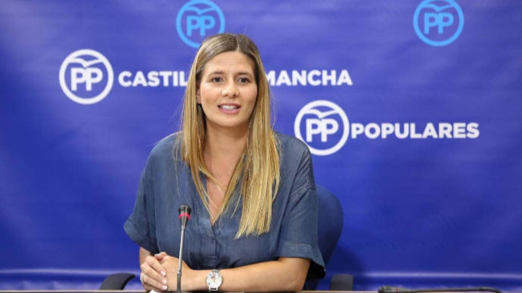 Carolina Agudo durante la rueda de prensa. Foto: Óscar Huertas