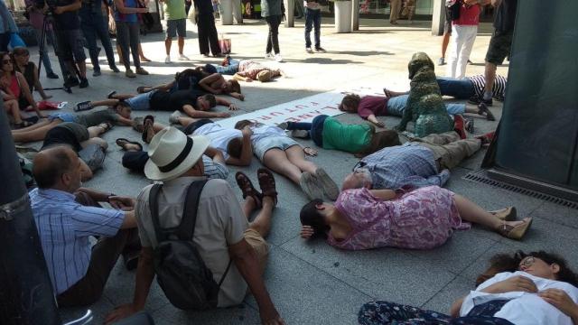 Esta mañana, concentración en la Plaza de Lugo