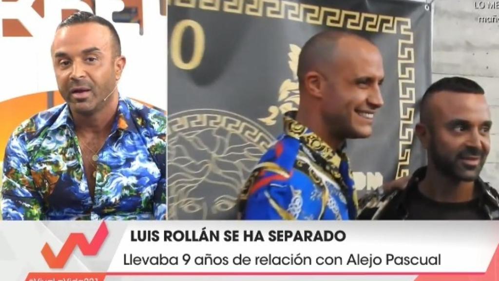 Luis Rollán confiesa su separación en 'Viva la vida'.