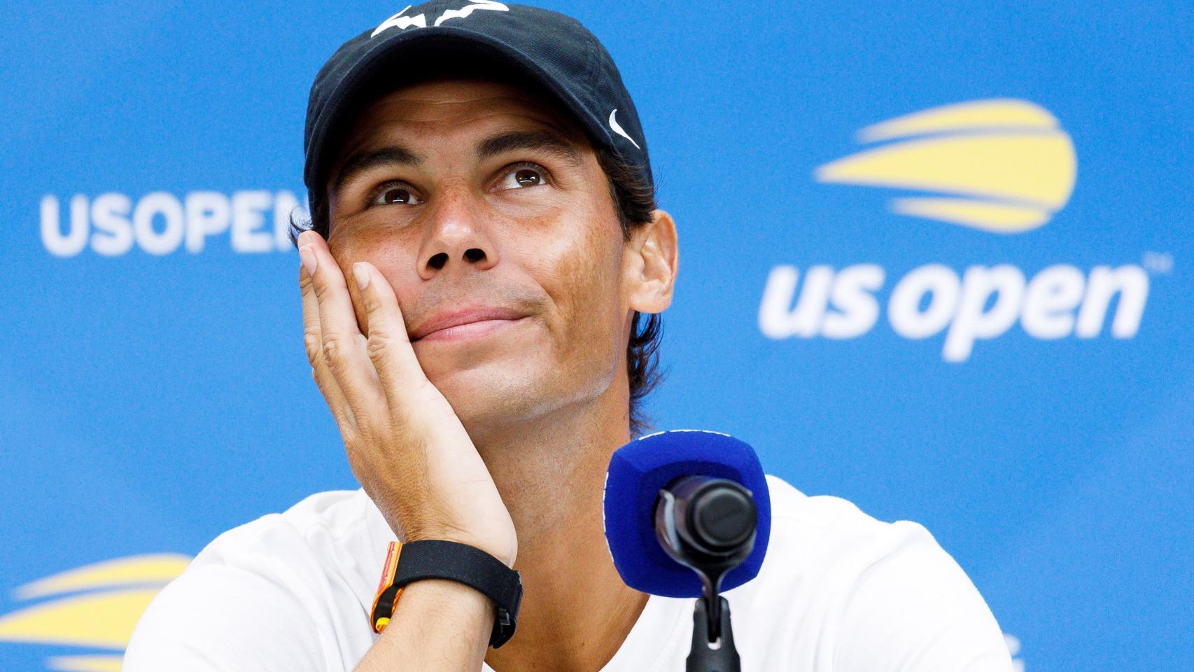 Nadal, durante su primera rueda de prensa en el US Open.