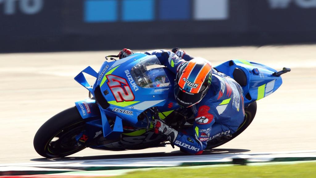 Rins durante el GP de Gran Bretaña en Silverstone