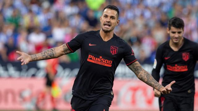 Vitolo, tras marcar el único gol del partido