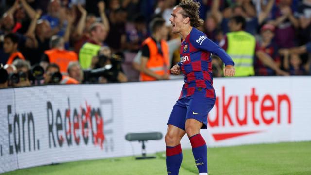 Griezmann, tras anotar uno de los goles del partido