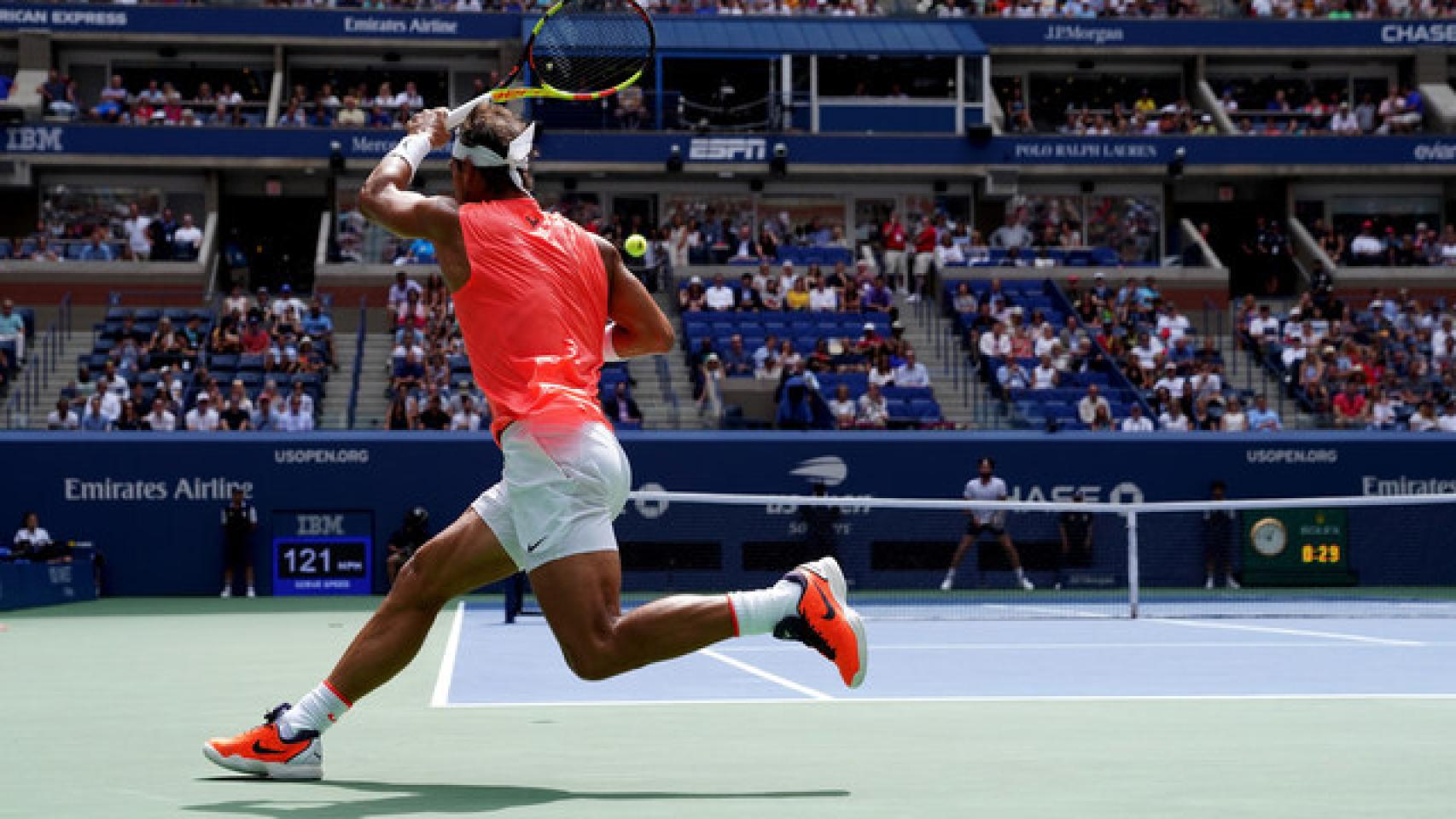 Rafa Nadal, en el US Open. Foto: usopen.org