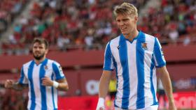 Odegaard, con la Real Sociedad