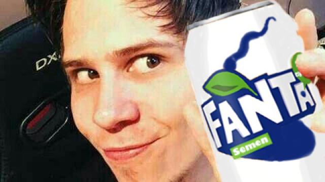 Uno de los memes que han visto la luz bajo el hashtag #FantaSaborSemen con ElRubius de protagonista