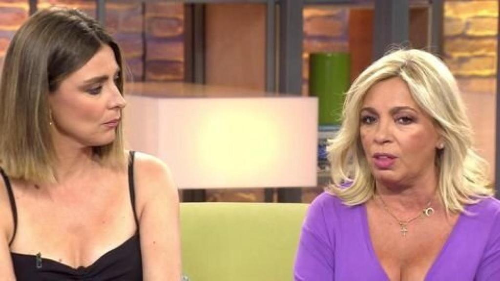 Sandra Barneda y Carmen Borrego (Telecinco).