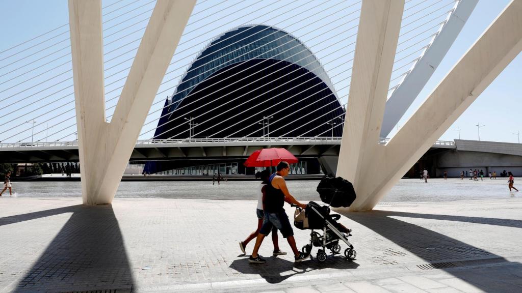 El último fin de semana de agosto fue muy caluroso en Valencia.